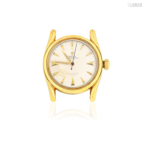 Oyster Perpetual 'Bombay', Ref: 6090, Circa 1960  Rolex. A 14K gold automatic watch