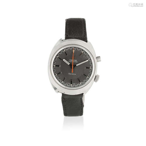 Chronostop, Ref: 145.009/145.010, Circa 1970  Omega. A stainless steel manual wind chronograph wristwatch