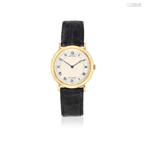 Marine, Circa 2000  Breguet. An 18K gold automatic wristwatch