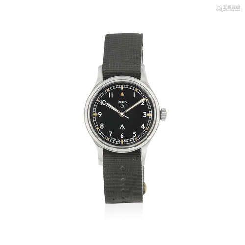 Circa 1970  Smiths. A military stainless steel manual wind wristwatch issued to the British Army