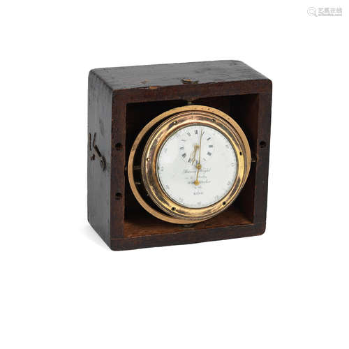 Circa 1780  Thomas Wright in the Poultry, Watch-Maker to the King. A verge movement later gimballed into a glazed wooden case