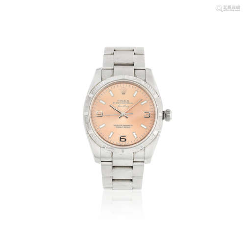 Air-King, Ref: 114210, Sold 15th August 2009  Rolex. A stainless steel automatic bracelet watch