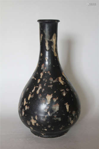 CHINESE PORCELAIN JIZHOU KILN TRANSMUTATION GLAZED BOTTLE VASE SONG DYNASTY