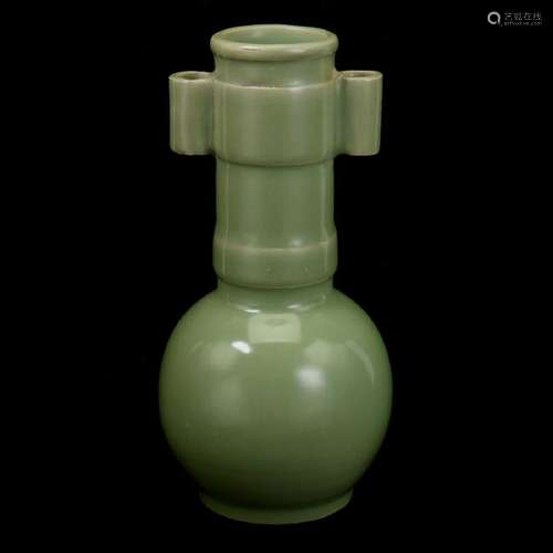 Chinese Longquan Celadon Bottle Vase