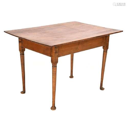 New England Queen Anne Maple and Pine Tavern Table