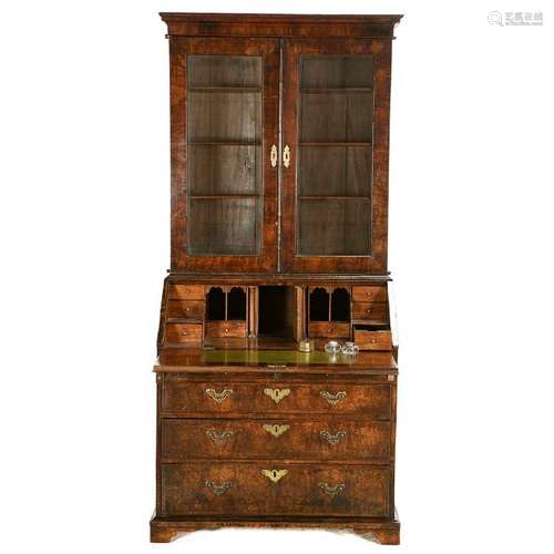 George II Secretary Bookcase with Accessories