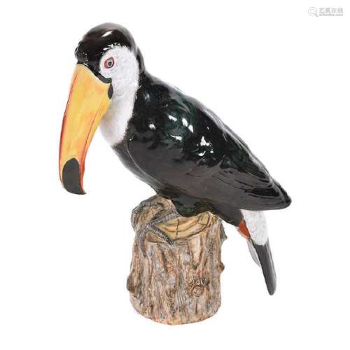 German Porcelain Figure of a South American Toucan