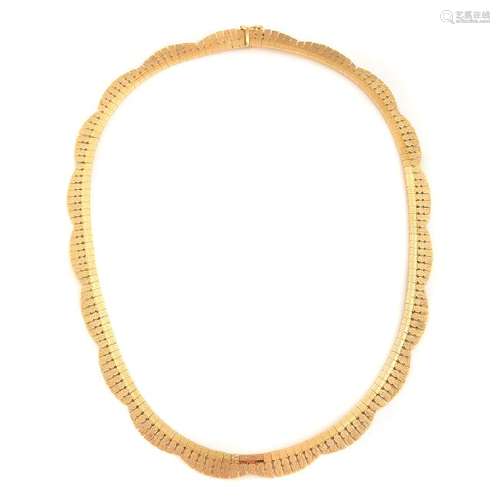 18k Yellow Gold Necklace.