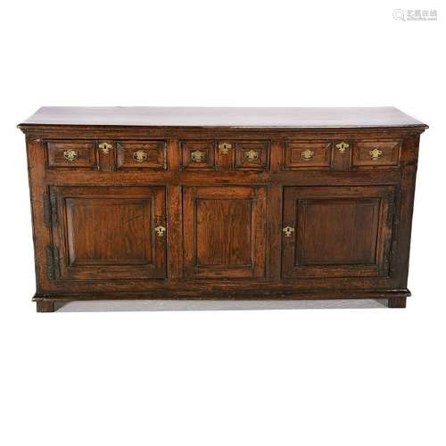 17th Century English Elm Sideboard