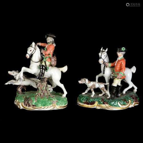 Royal Nymphenburg Porcelain, Two Figural Groups