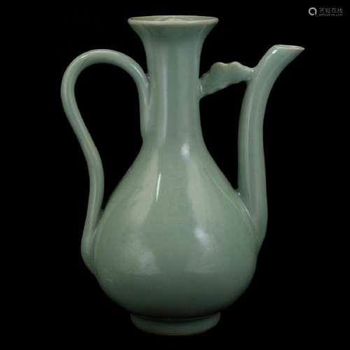 Chinese Longquan Celadon Glazed Ewer