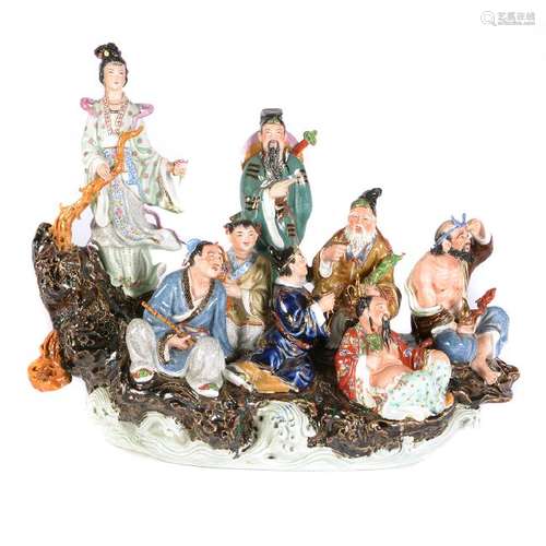 Chinese Porcelain Figural Group