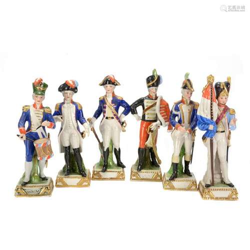 Set of Six Ernst Bohne Sohne Rudolstadt Volkstedt