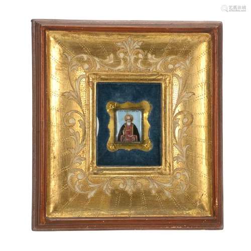 Framed Eastern Orthodox Enamel