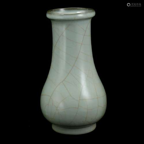 Chinese Longquan Guan Type Pear Shaped Vase