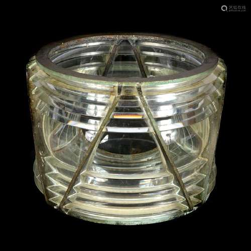 Edwardian Fresnel Lens Lighthouse Beacon