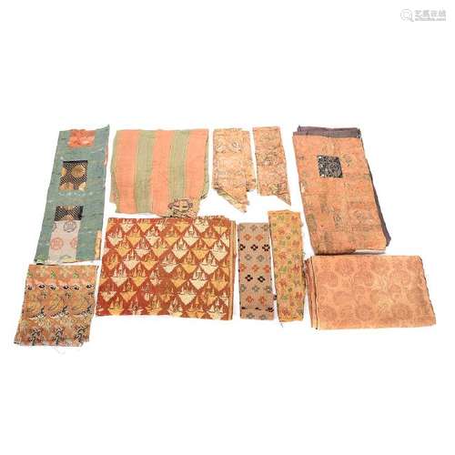 Various Antique Textiles From Europe, India, and Japan