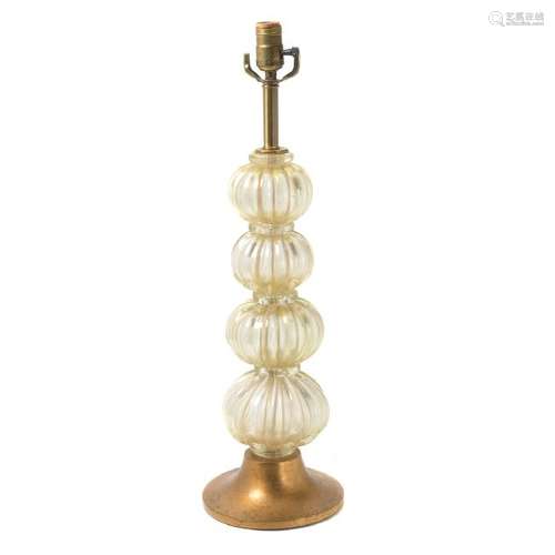 Italian Murano Glass Lamp