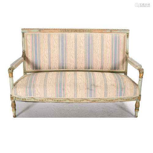 Swedish Neo-Classical Style Upholstered Sofa