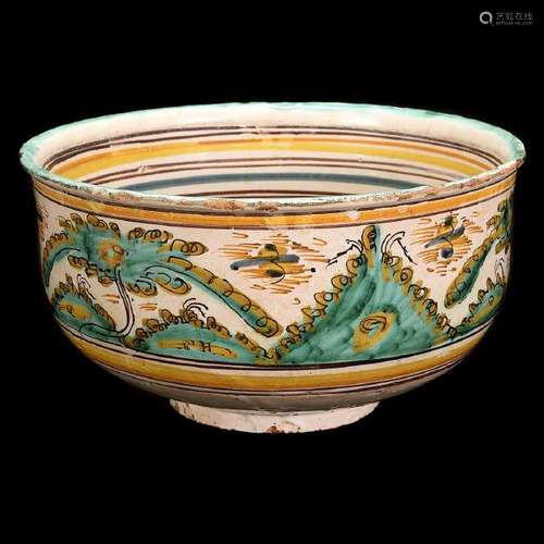 Spanish Talavera Maiolica Bowl