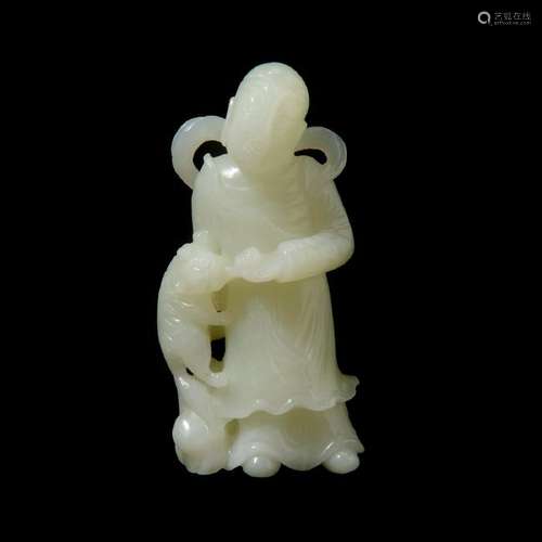 Chinese Jade Carving of a Figure