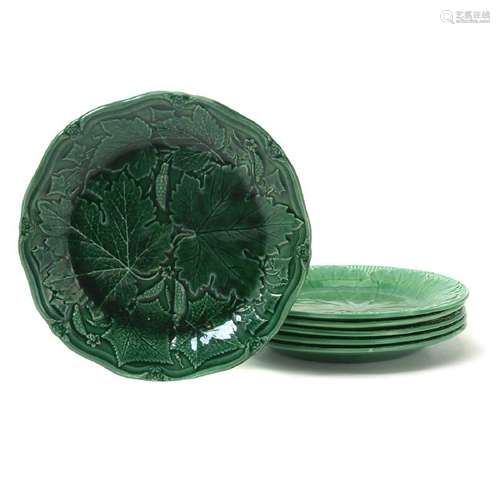 Wedgwood Majolica Leaf Plates