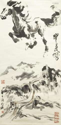 YE ZUIBAI (1909-1999), HORSE