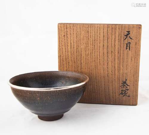 A CHINESE ANTIQUE TENMOKU JIAN TEA BOWL, SONG PERIOD