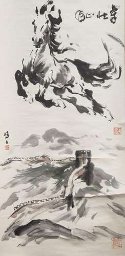 YE ZUIBAI (1909-1999), HORSE