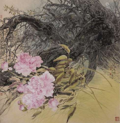 FENG LINZHANG (1943-), PEONY