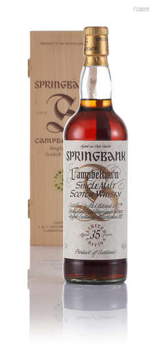 Springbank Limited Edition-35 year old