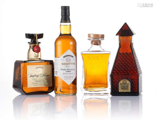 Port Dundas-1965 (1)  Diageo Kilmarnock-50th Anniversary Decanter (1)  Suntory Special Reserve Drying Tower (1)  Suntory Royal (1)