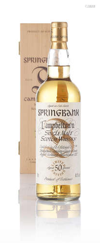 Springbank Limited Edition-50 year old