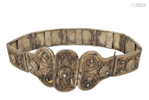 SILVER FILIGREE BELT