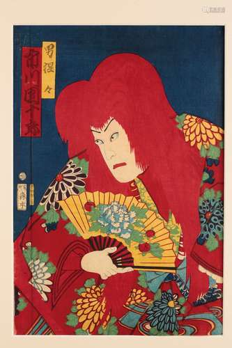 FOUR WOODBLOCK PRINTS BY TOYOHARA KUNICHIKA, (JAPANESE 1835-1900)