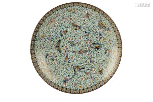 FINE CLOISONNE ENAMEL CHARGER