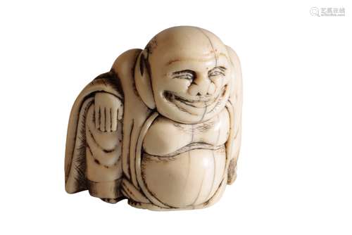 JAPANESE IVORY NETSUKE, SCHOOL OF YOSHINAGA