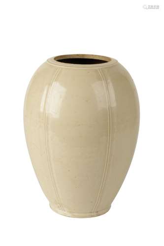 DING WARE GLAZED POTTERY VASE