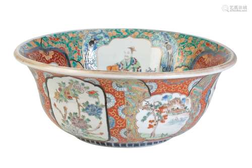 LARGE IMARI BOWL, MEIJI PERIOD