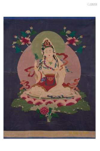 SILK REFINING AND CLEAN BOTTLE GUANYIN HANGING