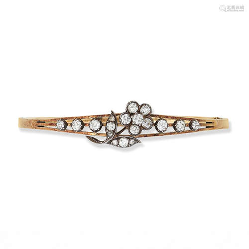 A diamond bangle