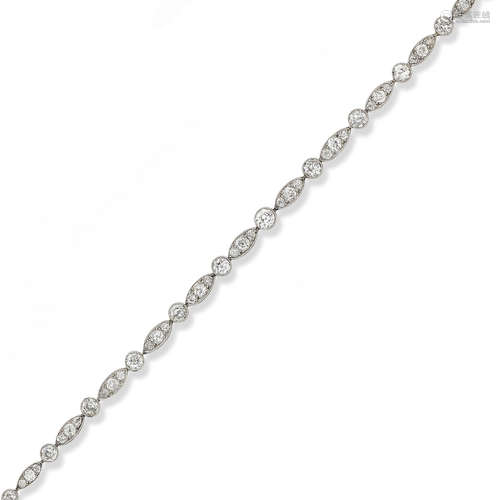 A diamond bracelet