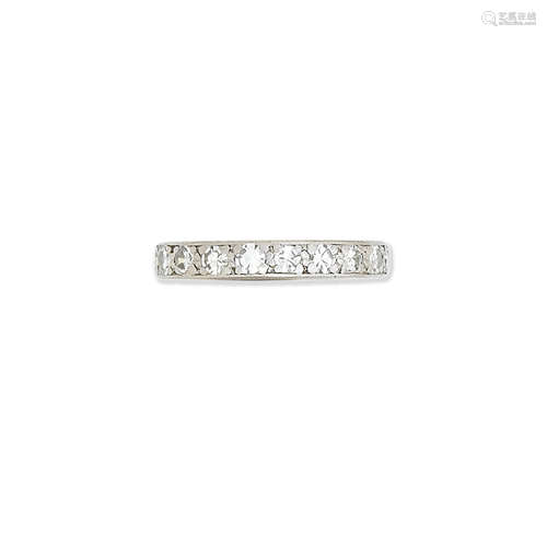 A diamond eternity ring