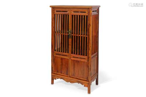A CHINESE HUANGHUALI CABINET.