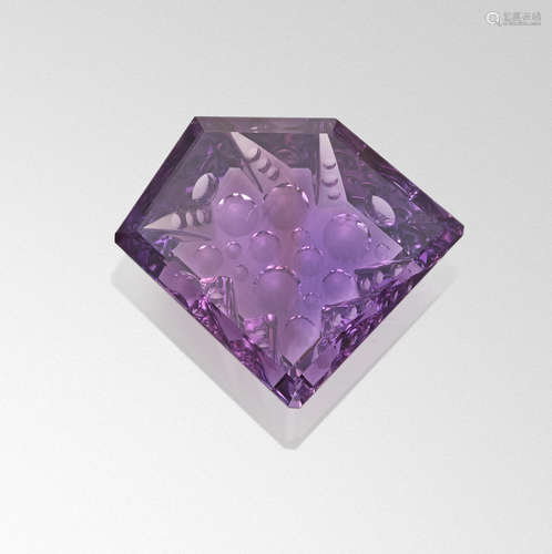 Fantasy-cut Amethyst--