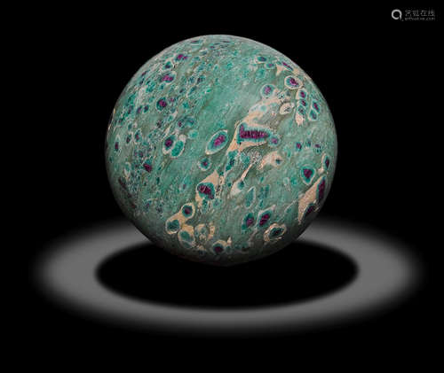 Ruby-in-Fuschite Sphere