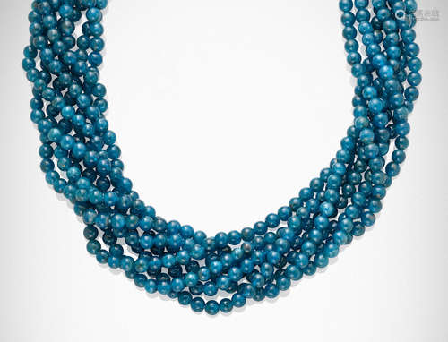 Apatite Bead Necklace