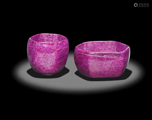 Two Ruby Bowls by Luis Alberto Quispe Aparicio