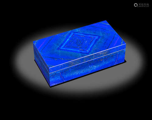 Lapis Lazuli Intarsia Box