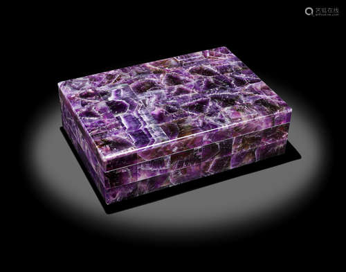 Amethyst Intarsia Box